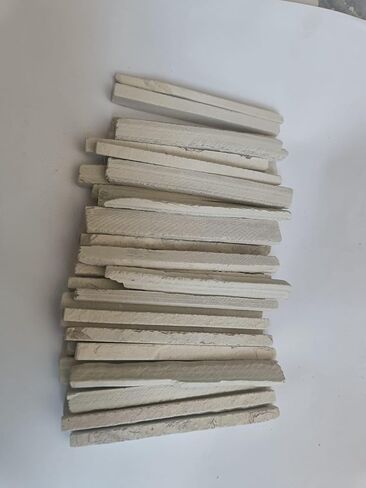 Natural Edible Slate Pencil, White & Natural Limestone, Pack of 75 (500 gram) in Saudi Arabia