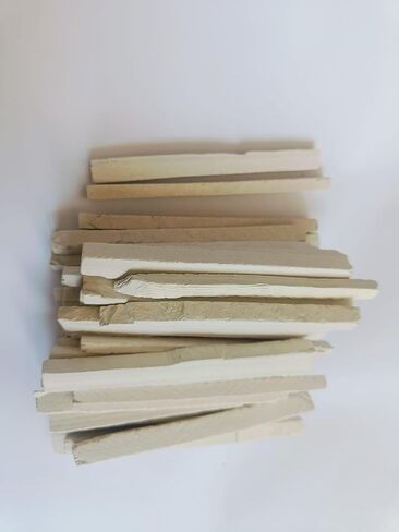 Natural Edible Slate Pencil, White & Natural Limestone, Pack of 75 (500 gram) in Saudi Arabia