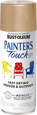 Rust-Oleum Painter's Touch General Purpose Spray Paint, 11 oz, Metallic Gold in Saudi Arabia