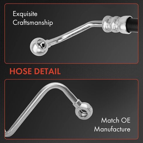 A-Premium Power Steering Hose Pressure Line Hose Assembly Compatible with BMW Z3 M Coupe Roadster 2001-2002 L6 3.2L DOHC in Saudi Arabia
