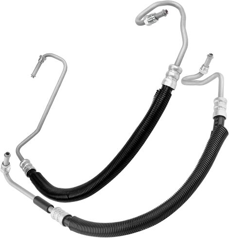 مجموعة خط خرطوم ضغط خرطوم التوجيه المعزز A-Premium متوافقة مع مجموعة Hummer H2 2003-2007 V8 6.0L Gas 2-PC in Saudi Arabia