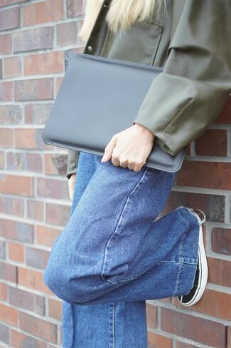 Genuine Leather Sleeve Case for 13 MacBook Air M1 M2 M3 M4 / MacBook 13 Pro (DarkBlue, MacBook 13 Air) in Kuwait