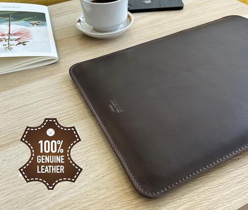 Genuine Leather Sleeve Case for 13 MacBook Air M1 M2 M3 M4 / MacBook 13 Pro (DarkBlue, MacBook 13 Air) in Kuwait