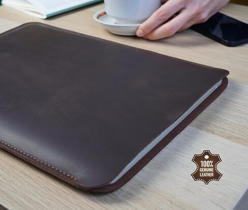 Genuine Leather Sleeve Case for 13 MacBook Air M1 M2 M3 M4 / MacBook 13 Pro (DarkBlue, MacBook 13 Air) in Kuwait