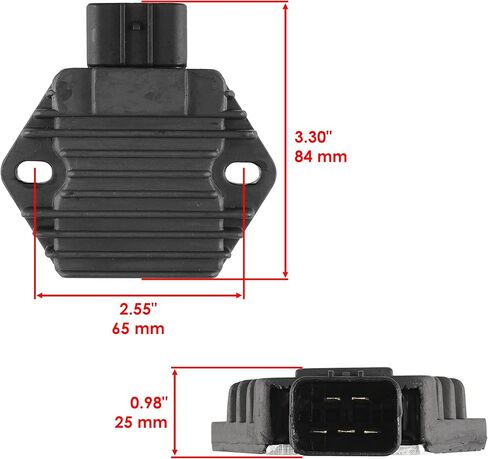 Caltric Regulator Rectifier Compatible with Honda Trx350Fe Trx350Fm Rancher Es S 4X4 2000-2003 in Saudi Arabia