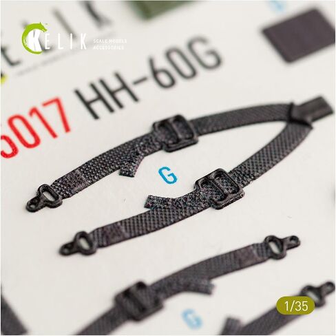 Kelik K35017-1/35 - HH-60G Pave Hawk ملصقات داخلية ثلاثية الأبعاد لمجموعة Kitty Hawk in Saudi Arabia