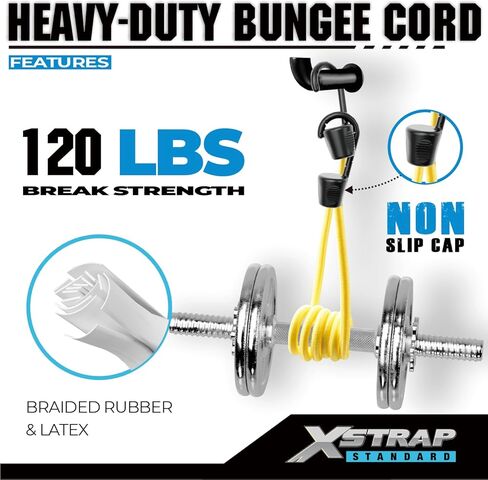 XSTRAP STANDARD 14 Pieces Standard Bungee Kit - Includes 18", 24", 30", 40" Bungee Cords with Hooks in Kuwait