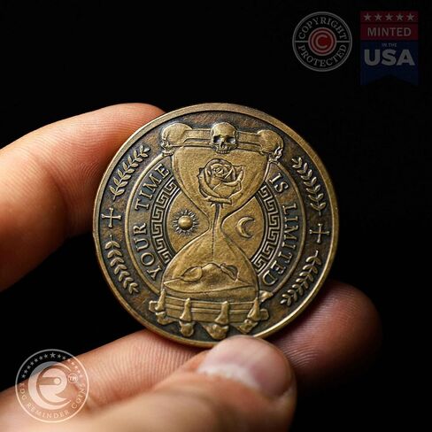 عملة تذكارية موري - هدية تذكير رواقية - رمز جيب تحفيزي للرجال والنساء in Kuwait