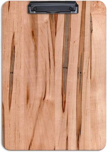 Hardwood Clipboard Ambrosia Maple Large Wood Clipboards 9.5" x 13.5" in Saudi Arabia