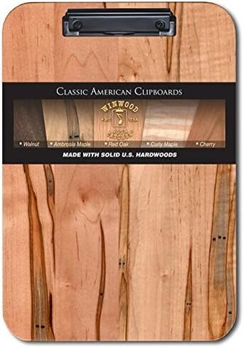 Hardwood Clipboard Ambrosia Maple Large Wood Clipboards 9.5" x 13.5" in Saudi Arabia