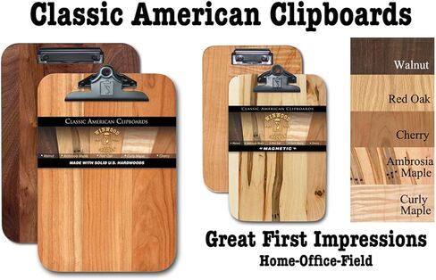 Hardwood Clipboard Ambrosia Maple Large Wood Clipboards 9.5" x 13.5" in Saudi Arabia