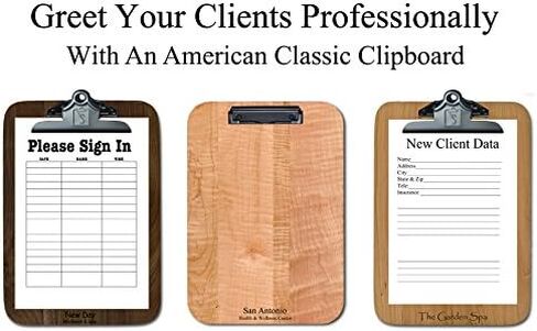 Hardwood Clipboard Ambrosia Maple Large Wood Clipboards 9.5" x 13.5" in Saudi Arabia