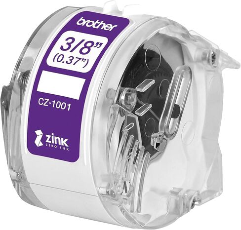 Brother Genuine CZ-1001 3/8" (0.37") 9mm Wide x 16.4 ft. (5 m) Long Label roll Featuring Zink Zero Ink Technology in Saudi Arabia