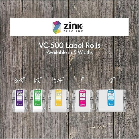 Brother Genuine CZ-1001 3/8" (0.37") 9mm Wide x 16.4 ft. (5 m) Long Label roll Featuring Zink Zero Ink Technology in Saudi Arabia