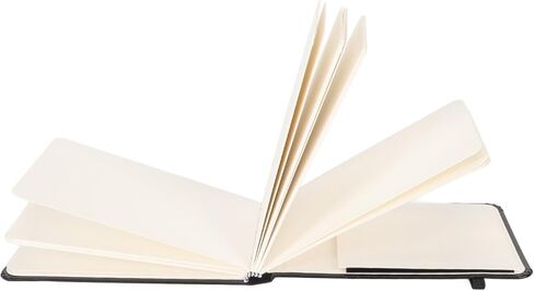 Watercolor Journal, 24 Sheets, Insert Pocket Sketchbook, Wood Pulp Paper, PU Leather Shell, for Outdoor Travel in Saudi Arabia