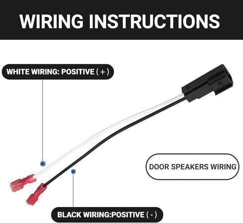 4 PCS Door Speaker Wiring Harness 72-5600 Audio Speaker Wire Cable Compatible with Ford Focus Mercury Mazda Speakers Adapter Connector Plug for Car Audio in Kuwait