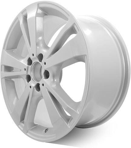 New Single FRONT 18" 18x8.5 Inch Alloy Wheel for 2012-2013 Mercedes-Benz E300 E350 E400 E550 | OEM Design Replacement Rim | Silver Finish | Direct Fit - OE Stock Specs | 85258 in Saudi Arabia