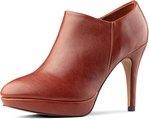 Women's Platform Booties Stiletto Ankle Boots High Heel Booties Winter Dress Shoes in Kuwait