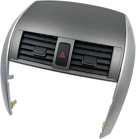 Car Center Dash A/C Outlet Air Vent Panel with Trim Strip Compatible for Toyota Corolla 2009 2010 2011 2012 2013 55670-02160 in Saudi Arabia