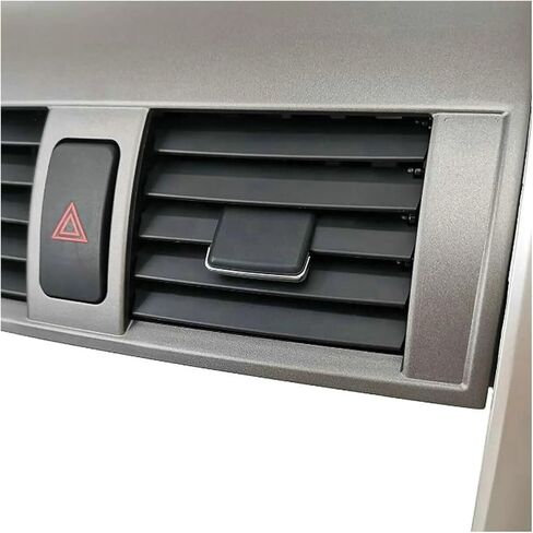 Car Center Dash A/C Outlet Air Vent Panel with Trim Strip Compatible for Toyota Corolla 2009 2010 2011 2012 2013 55670-02160 in Saudi Arabia