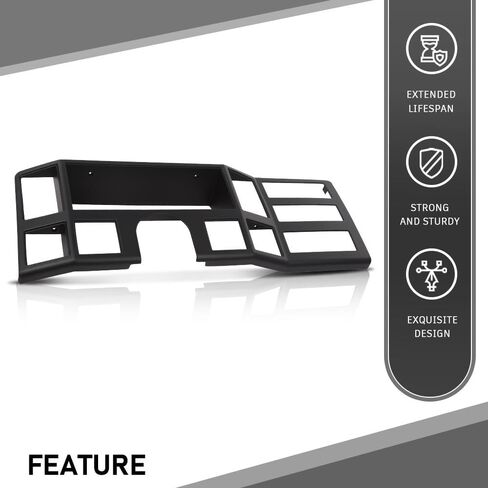 G-PLUS Speedometer Dashboard Bezel Trim Instrument Cluster, Compatible with Jeep Cherokee XJ 1984-1996, Dash Core Control Bezel Black in Saudi Arabia