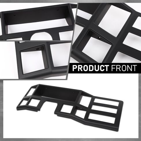 G-PLUS Speedometer Dashboard Bezel Trim Instrument Cluster, Compatible with Jeep Cherokee XJ 1984-1996, Dash Core Control Bezel Black in Saudi Arabia
