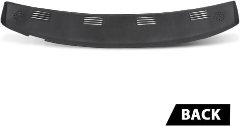G-PLUS TPE Dash Defrost Vent Cover Cap Compatible with Dodge Ram 1500 2002-2005/ Ram 2500 3500 2003-2005 Upper Dashboard Panel Black in Saudi Arabia