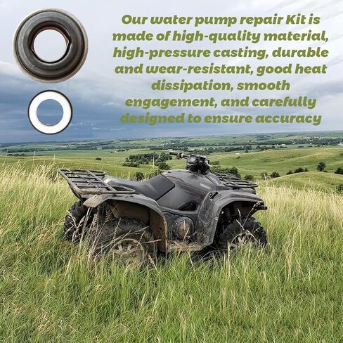 Water Pump Repair Kit With Water Pump Impeller Gasket Bearing Oil Seal Compatible with Yamaha Raptor 660/600R 2001-2005 11H-12438-10 in Saudi Arabia