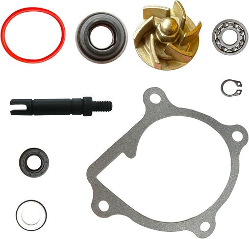 Water Pump Repair Kit With Water Pump Impeller Gasket Bearing Oil Seal Compatible with Yamaha Raptor 660/600R 2001-2005 11H-12438-10 in Saudi Arabia