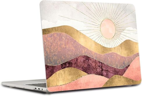 Compatible with MacBook Pro 14 Inch Case 2025-2021 Release M5 M4 M3 M2 M1 Pro Max Chip with Touch ID, Slim Protective Case Hard Shell with Keyboard Cover for New Pro 14.2, White Marble in Kuwait