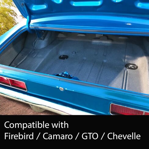 DOTCOM 7 قطع مجموعة لوحة قابس تصريف أرضية صندوق السيارة تناسب A-body/Chevelle/GTO/442/GS 1967-1972، تناسب جميع سيارات GM الكبيرة وجميع GM 1967-1977، تناسب Chevy Camaro/Pontiac Firebird 1967-1981 in Saudi Arabia