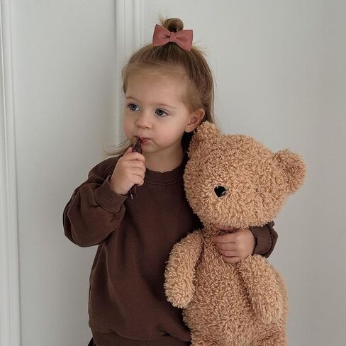 ربطات شعر للفتيات الصغيرات مع فيونكات من الكتان ديزي، 12 قطعة من أربطة الشعر المصنوعة من النايلون المرن بدون ضرر، حوامل ذيل الحصان، إكسسوارات شعر صغيرة هدايا للفتيات والأطفال، شعر سميك ورقيق in Kuwait