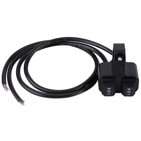 Keenso Aluminum Alloy Motorcycle ATV Handlebar Switch Headlight Spotlight 3 Way On/Off Dual Switch in Saudi Arabia