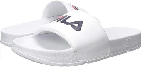 Fila Women's Drifter Slide Sandal, Bluebird NVY red, 11 Medium US in Saudi Arabia