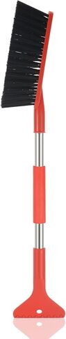 Car Snow Brush - 2-in-1 Ice Scraper, Long Handle for Roof & Windshield in Saudi Arabia