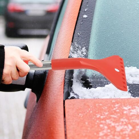 Car Snow Brush - 2-in-1 Ice Scraper, Long Handle for Roof & Windshield in Saudi Arabia