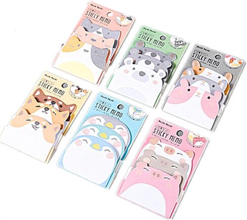9 Pack Sticky Notes,50 Sheets/Pad,3x3inch Cat Self-Stick Pads Bright Colors Sticky Note,Square Sticky Notes for Office, Home, School, Meeting (Cat Pattern 9 Packs) in Kuwait