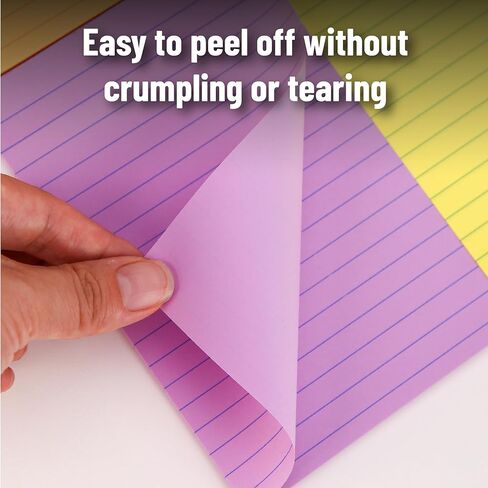 Mr. Pen- Lined Sticky Notes Set,16 Pads, 4"x6" and 3"x3", 720 Sheets, Pastel Colors, Sticky Notes with Lines in Saudi Arabia
