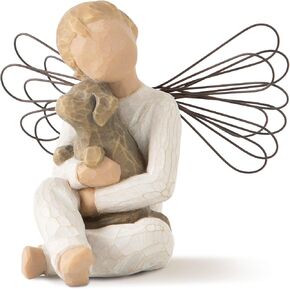 ملاك الصداقة من شجرة الصفصاف، شخصية منحوتة مرسومة يدويًا in Kuwait