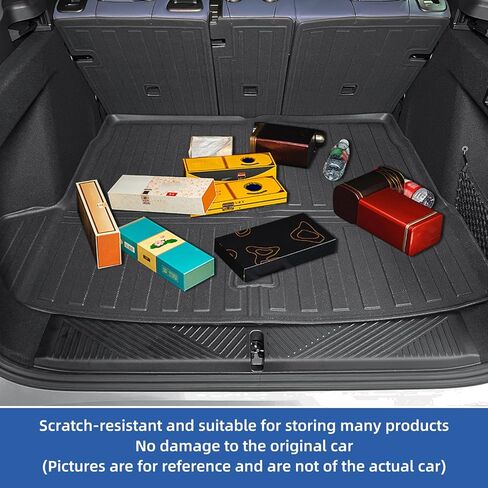 SMABEE Cargo Liner لسيارة BMW X3 2025 2026، TPE جميع الأحوال الجوية البضائع حصيرة الجذع حصيرة الملحقات الداخلية السوداء in Saudi Arabia