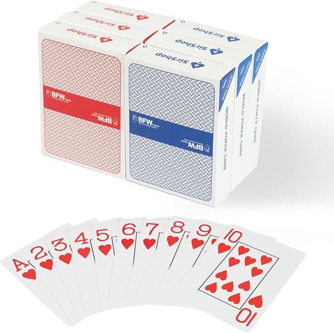 أوراق اللعب SirShop، حزمة من ورق اللعب، مجموعة بطاقات البوكر، أوراق لعب مطبوعة كبيرة الحجم للبالغين، ألعاب الورق للحفلات الليلية العائلية in Kuwait