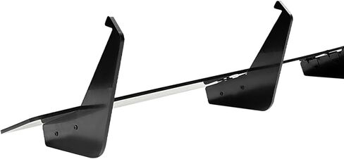 Rear Bumper Diffuser Lip Shark Fin for Audi A4 B8.5 2013-2016 Gloss Black in Kuwait