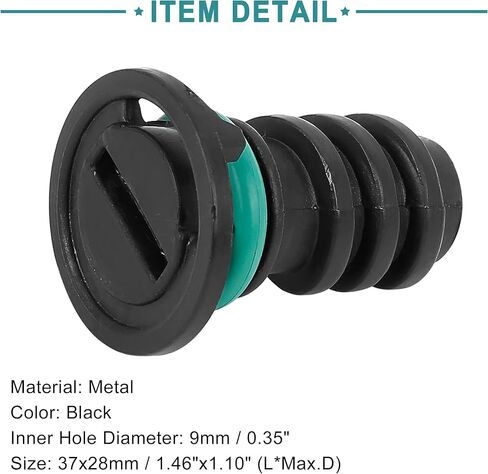 ACROPIX Car Engine Oil Drain Plug Screw Replacement Fit for Mercedes-Benz C63 for AMG S - Pack of 2 Black in Saudi Arabia