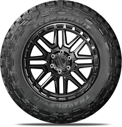 مجموعة من 2 (اثنين) Travelstar Ecopath M/T 33X12.50R20 10 Ply Load Range E 114Q SUV Light Truck Mud Terrain Tire 33/12.50/20 (الإطار فقط) in Kuwait
