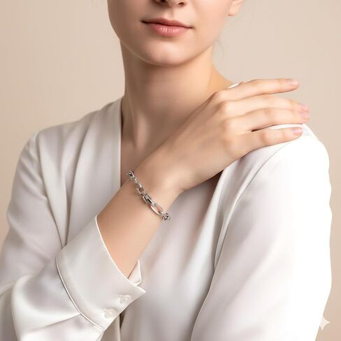 6 قطعة قلادة موسع فضية قابلة للطي فضية مجوهرات المشابك قلادة مكدس المشبك لتمديد سوار تمديد صنع المجوهرات الحرف اليدوية in Kuwait
