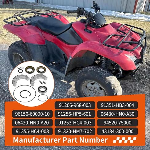 مجموعة أحذية تحمل أختام أسطوانة الفرامل الخلفية لهوندا رانشر 420 TRX420 2007-2013 06450-HN5-671 in Saudi Arabia