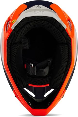 Fox Racing Unisex V1 Motocross Dirt Bike Helmet, Fluorescent Orange, Small in Saudi Arabia