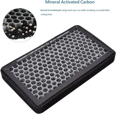 Car Air Conditioning Cabin Air-Filters for Tesla for Model 3 Y Activated Carbon Air Filter Air Conditioner Filter Element Replacement Kits in Saudi Arabia