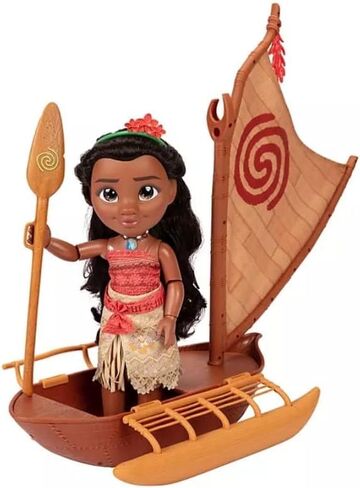 Disney Princess Moana Articulated Toddler Doll with Voyager Canoe in Saudi Arabia