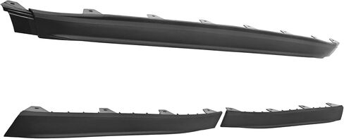 KUAFU Front Bumper Valance Compatible with 2013-2016 Chevy Chevrolet Malibu Limited Replacement for 22842404 GM1092236 Lower Air Deflector Valance Apron Set of 3 in Saudi Arabia
